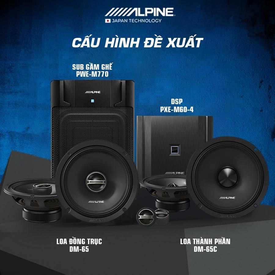 hệ thống âm thanh Alpine 1