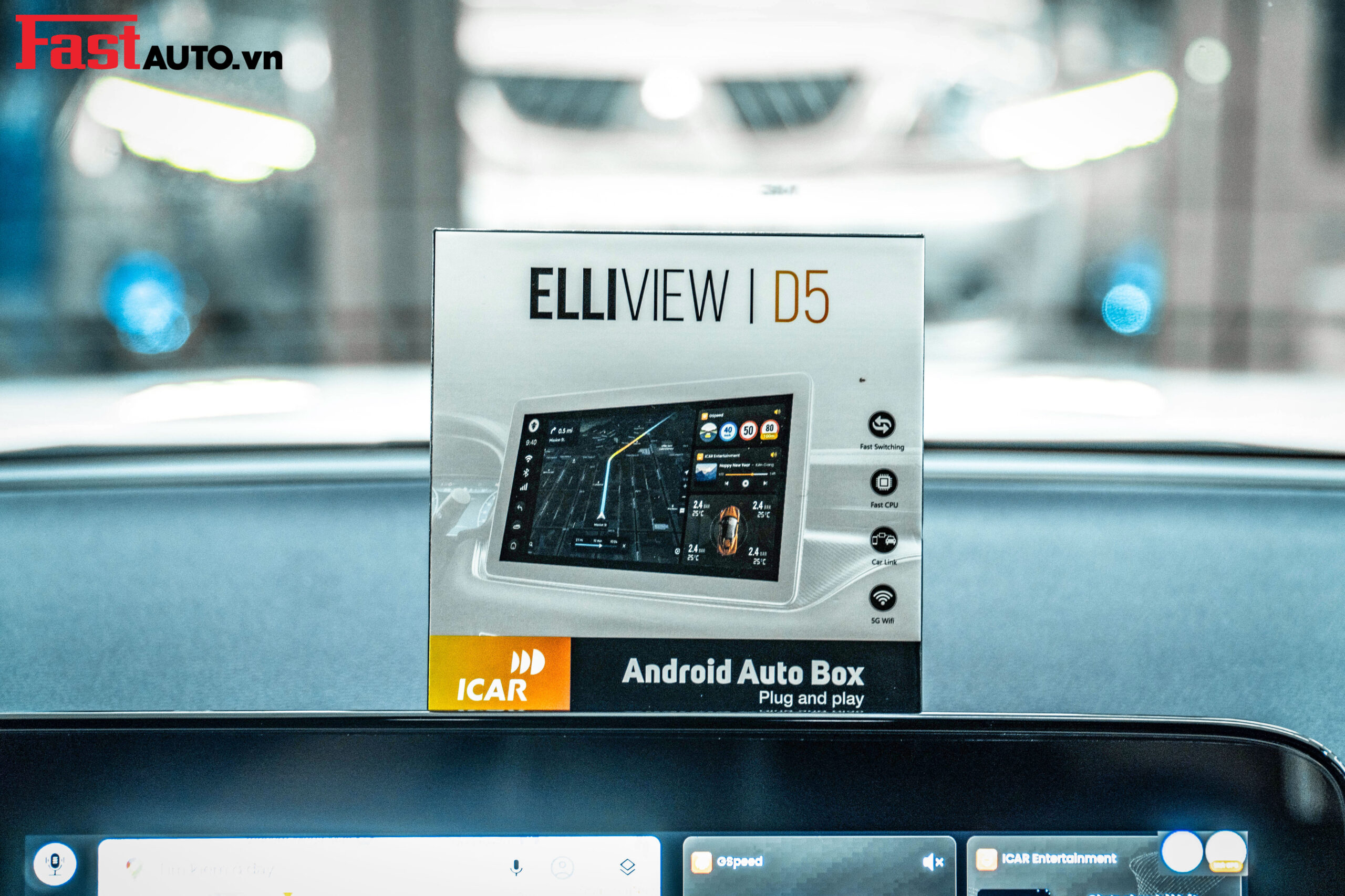 Ford Territory độ màn hình Android Box Elliview D5