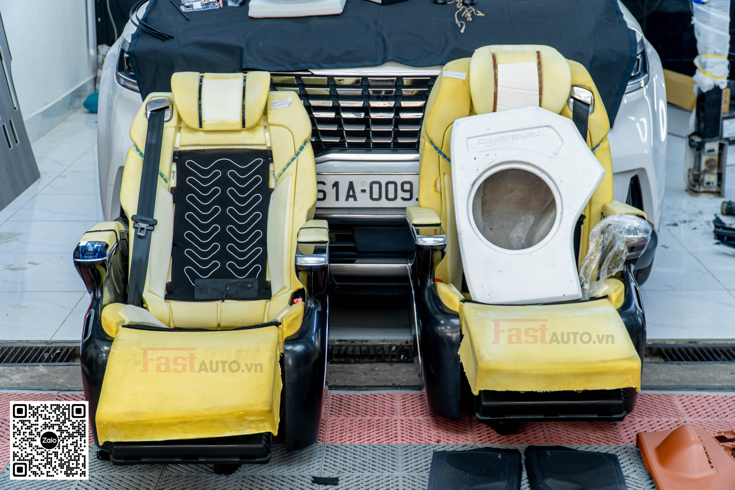 Độ Ghế Chủ Tịch Cho Kia Carnival