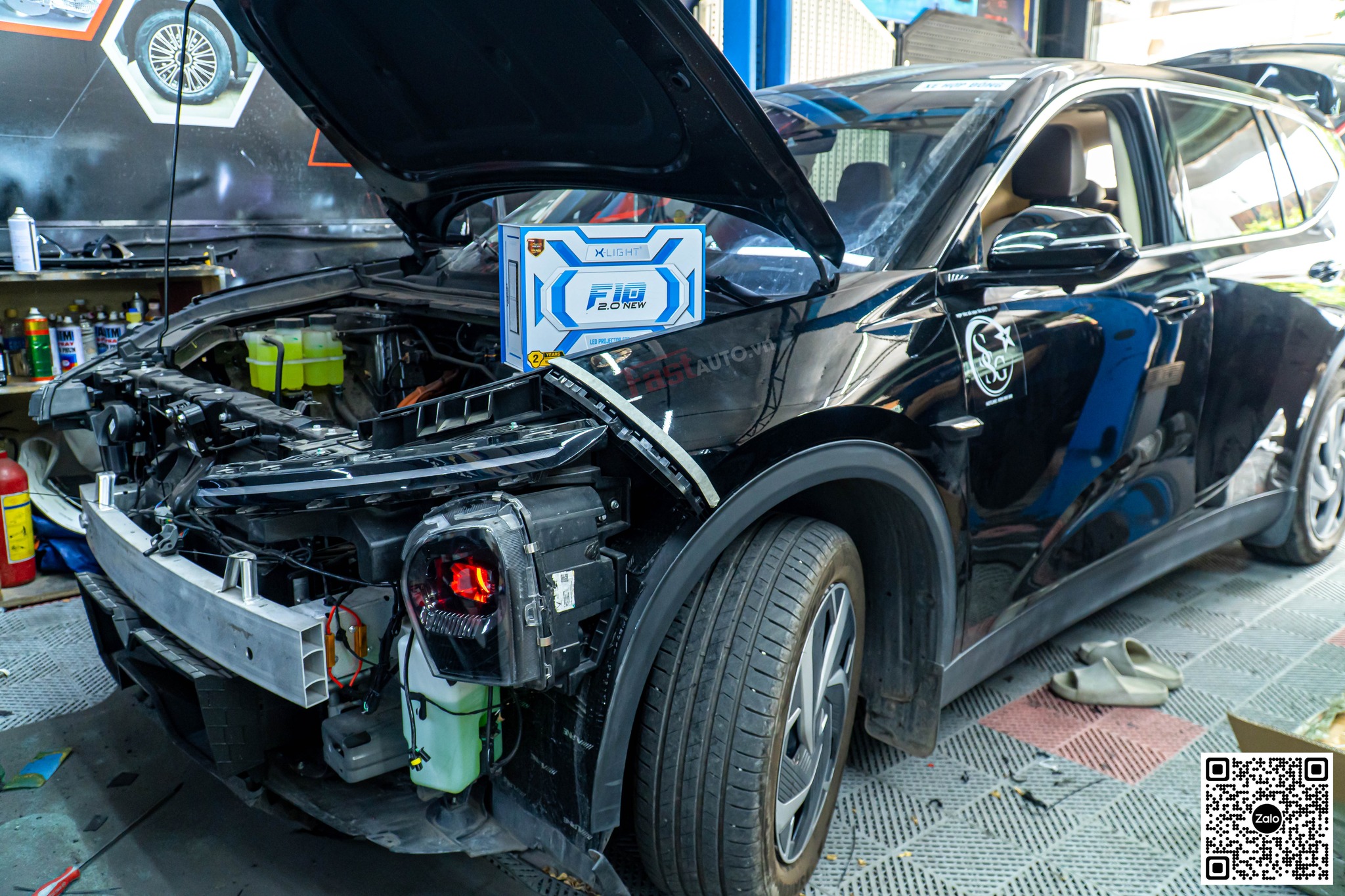 Nâng Cấp Đèn Gầm Cho VinFast Limo Green