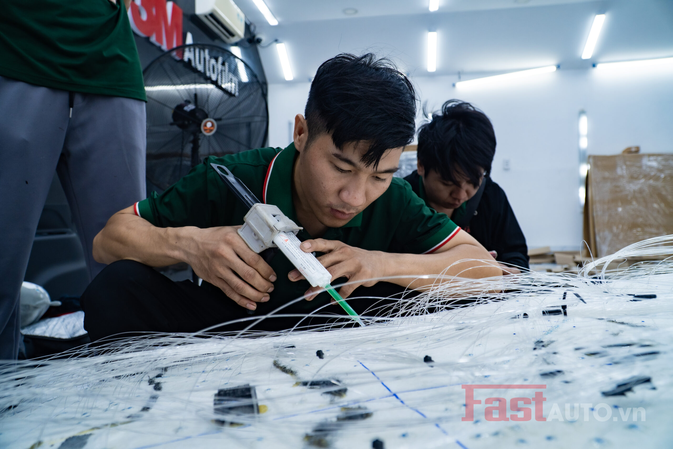 Alternative view of Độ Trần Ánh Sao VinFast Limo Green Tại Fastauto