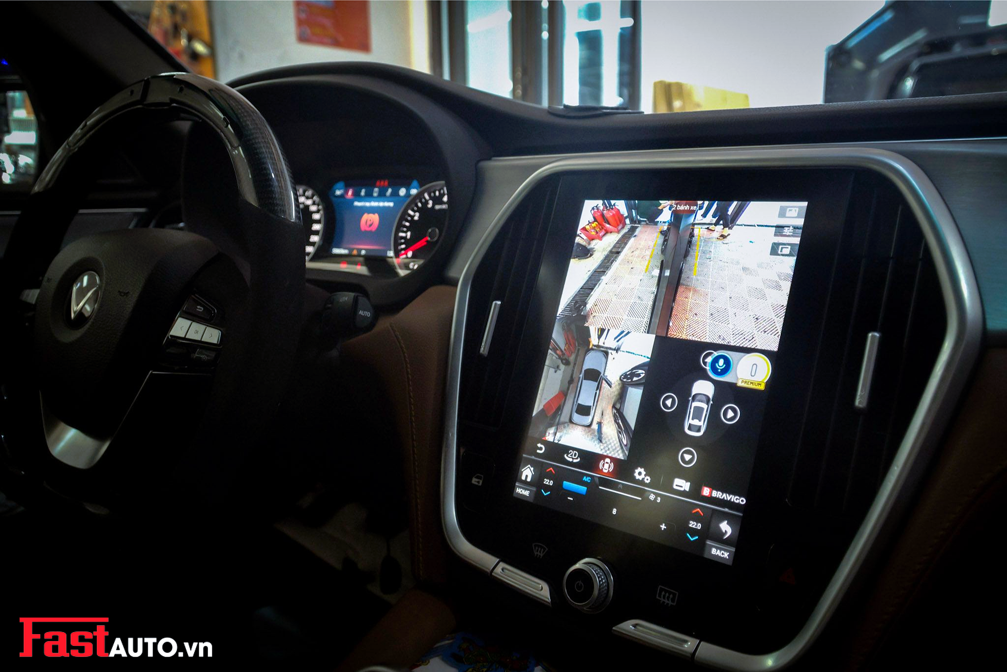 MHU Android Bravigo Lux 360 Cho VinFast Lux A2.0