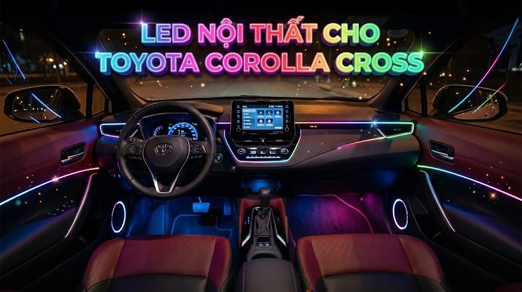 Nâng Cấp Led Nội Thất Cho Toyota Corolla Cross Tại Fastauto